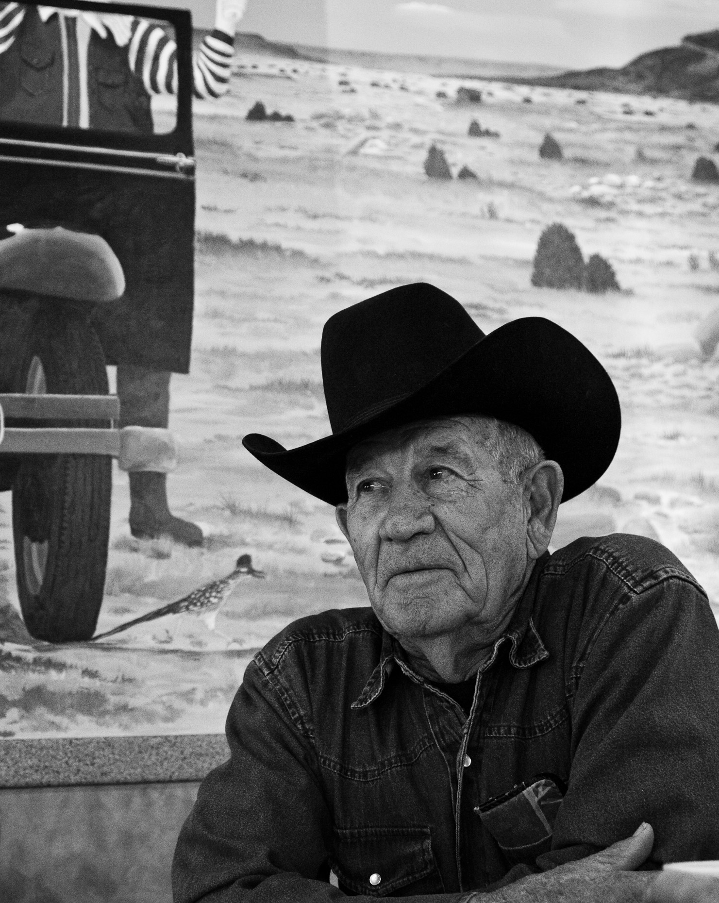 Location Portrait of a cowboy 